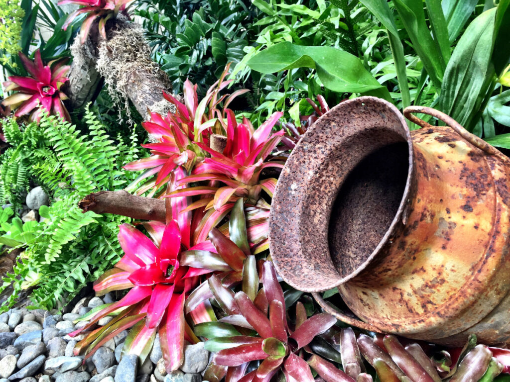 Flower display at the Festival de la Flores in Aibonito