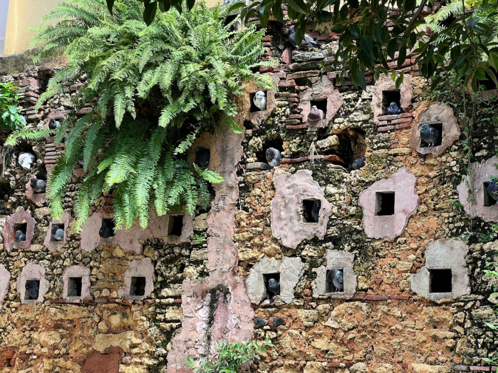 Pigeon homes at Parque de las Palomas, San Juan