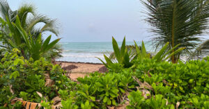 Punta Santiago Nature Reserve coastal view