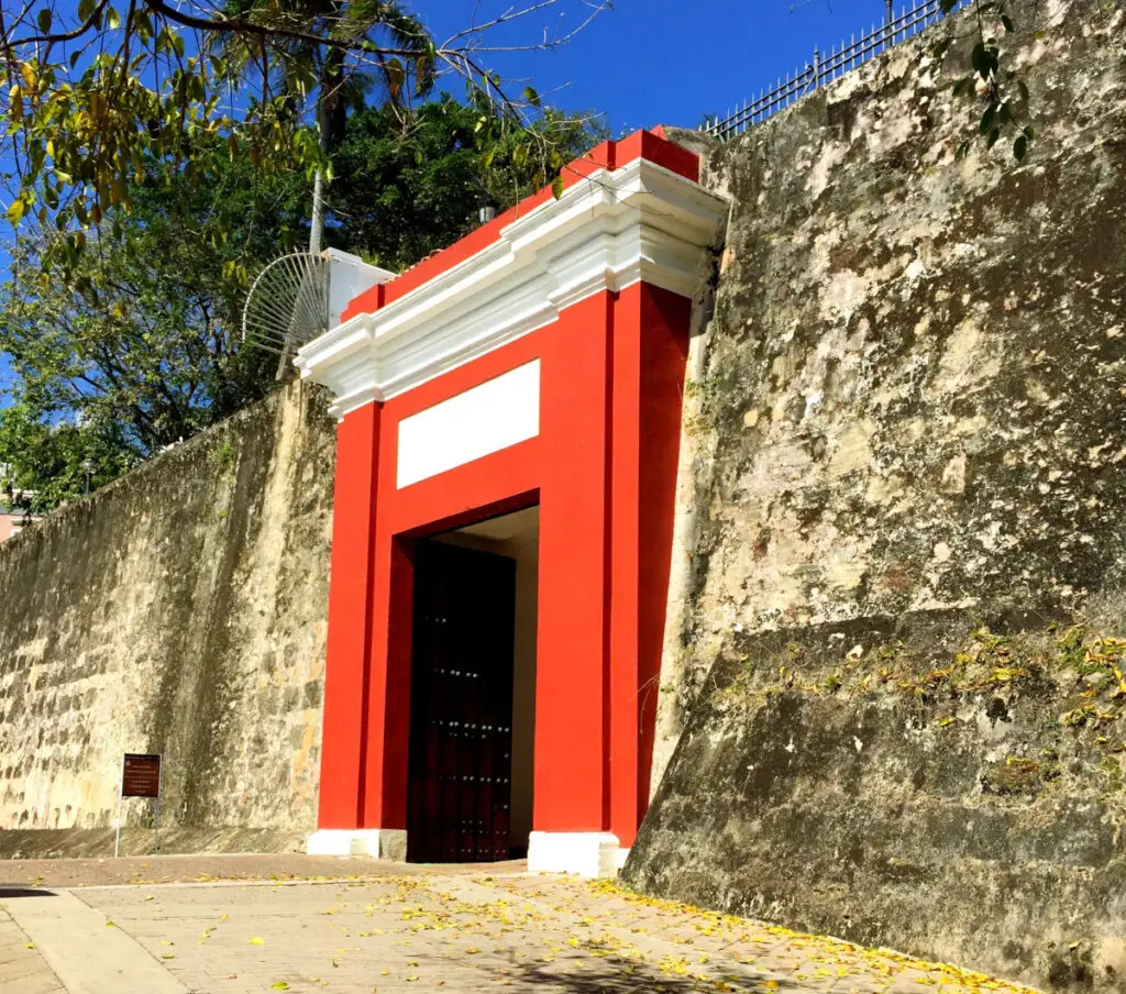 Historic San Juan Gate in Old San Juan, Puerto Rico