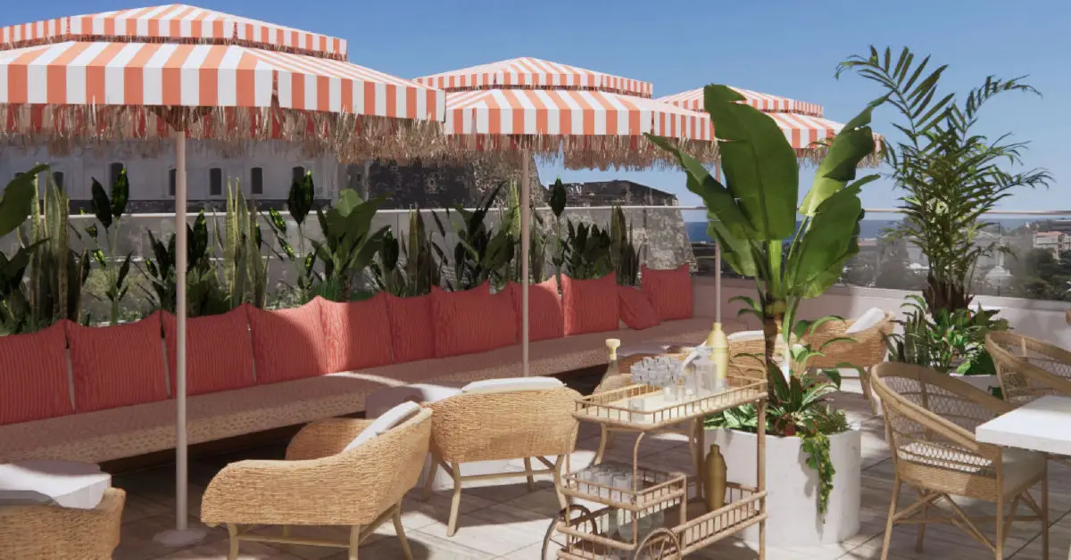 Enjoy the rooftop bar at Alma San Juan Hotel