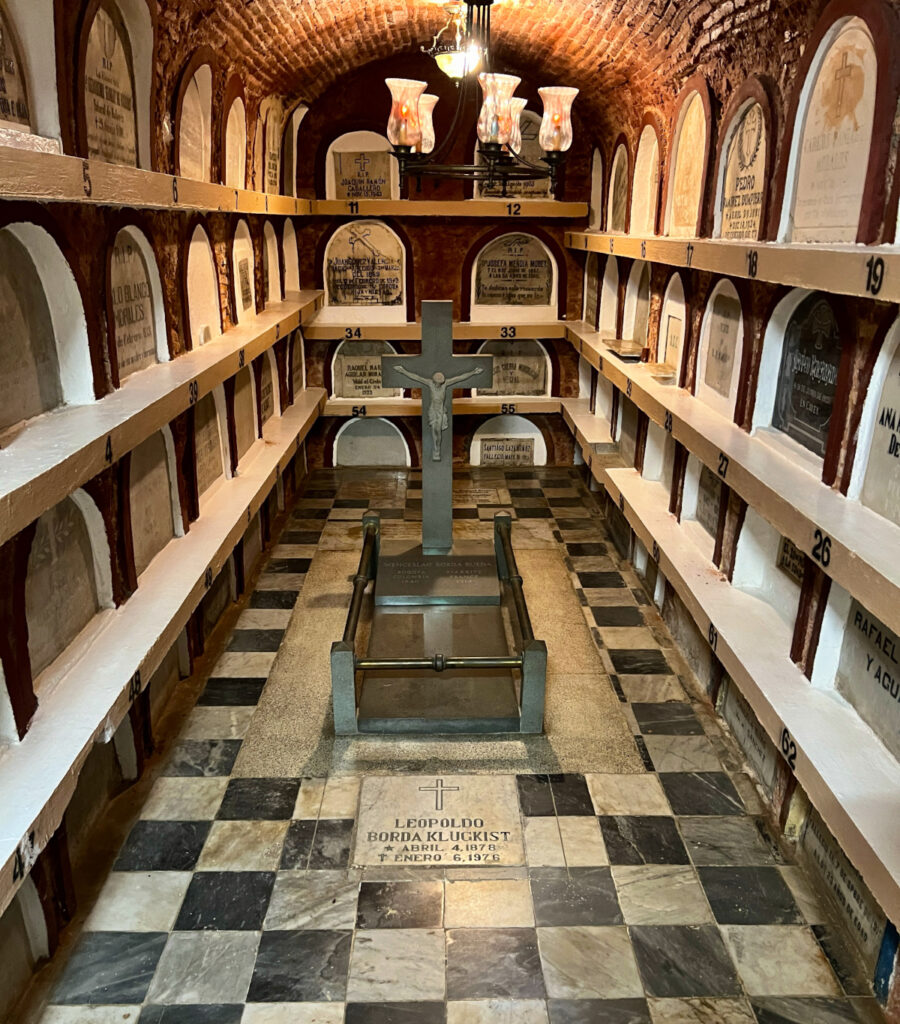 The crypt underneath the Parroquia San Francisco de Asis, Old San Juan