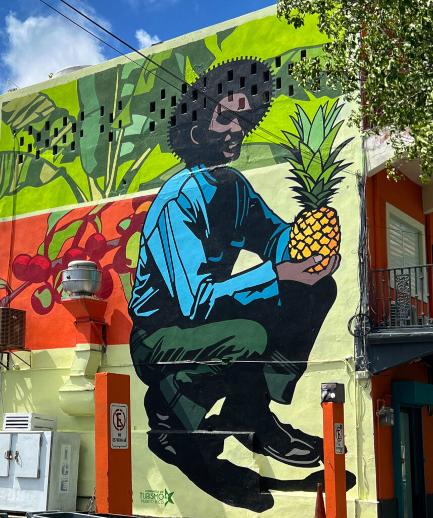 Large scale murals are the norm in Santurce