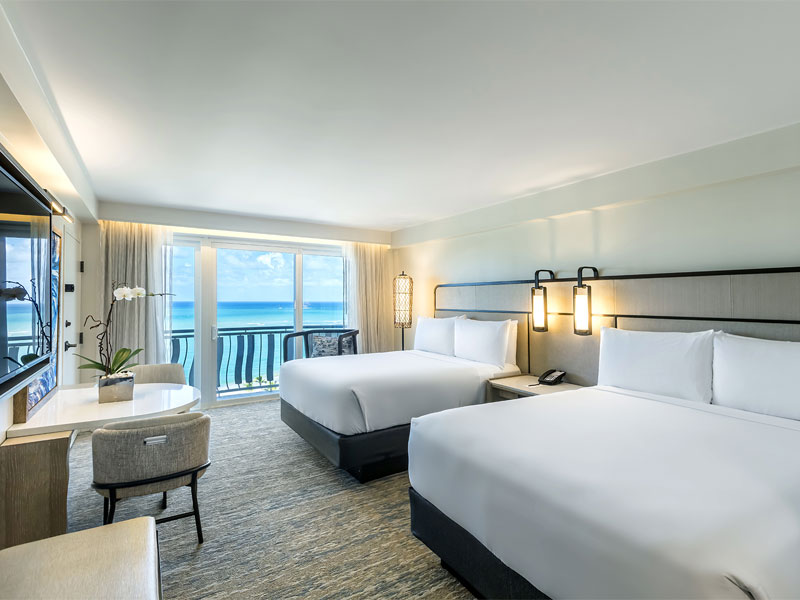 Rooms at the Royal Sonesta San Juan offer modern luxury and island charm