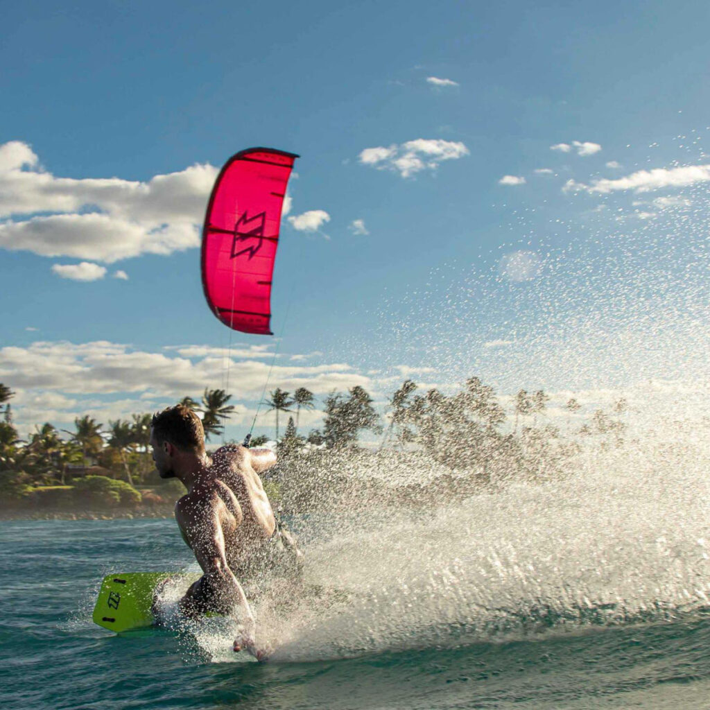 Kite surfing in san juan an adreniline ruch