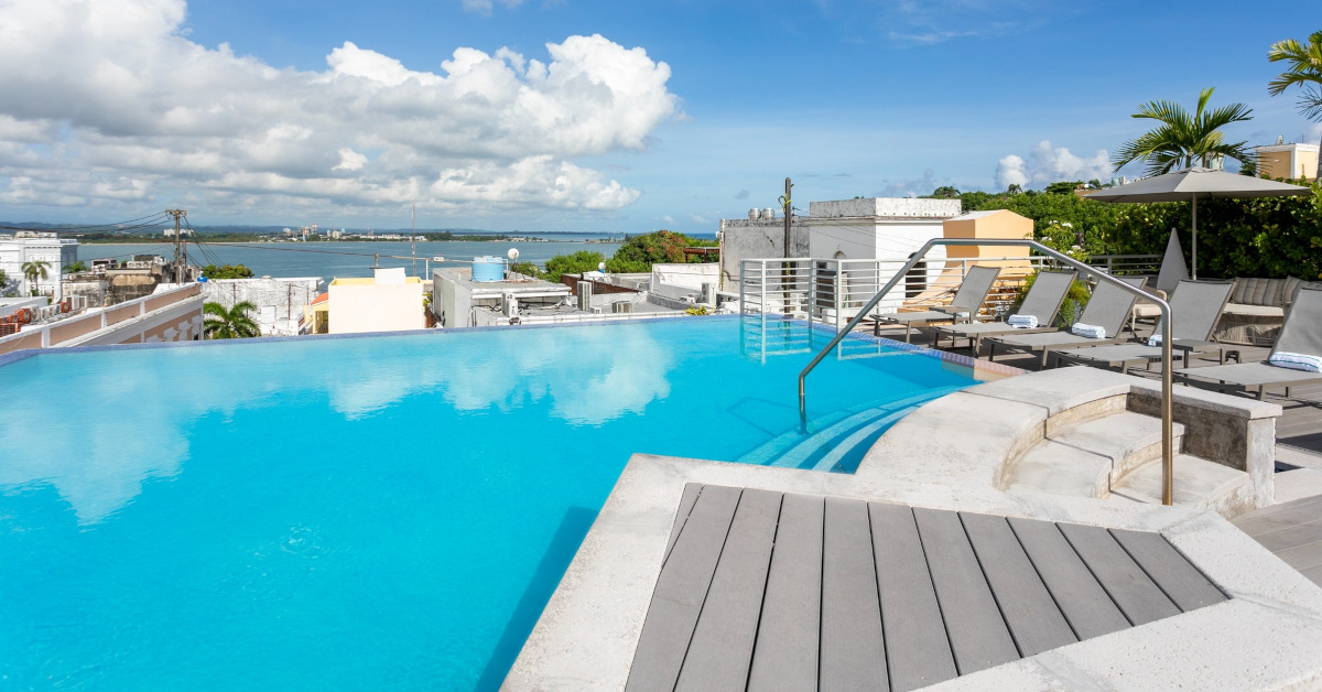 Relax at Palacio Provincial’s Infinity Pool Overlooking Old San Juan